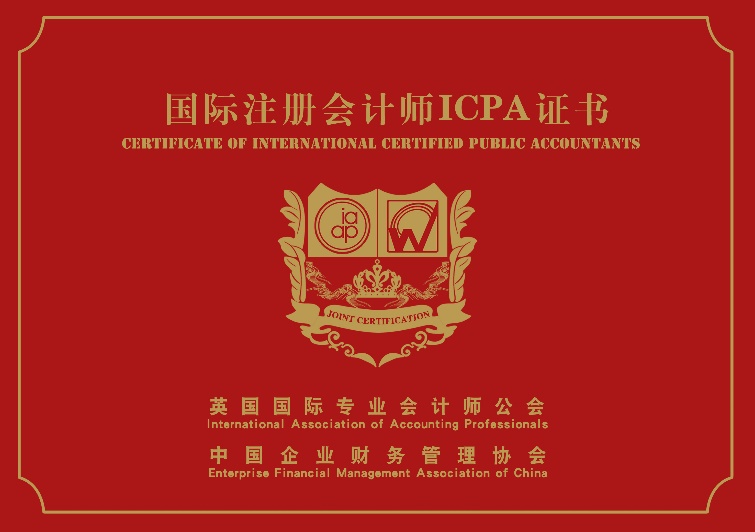 国际注册会计师证书